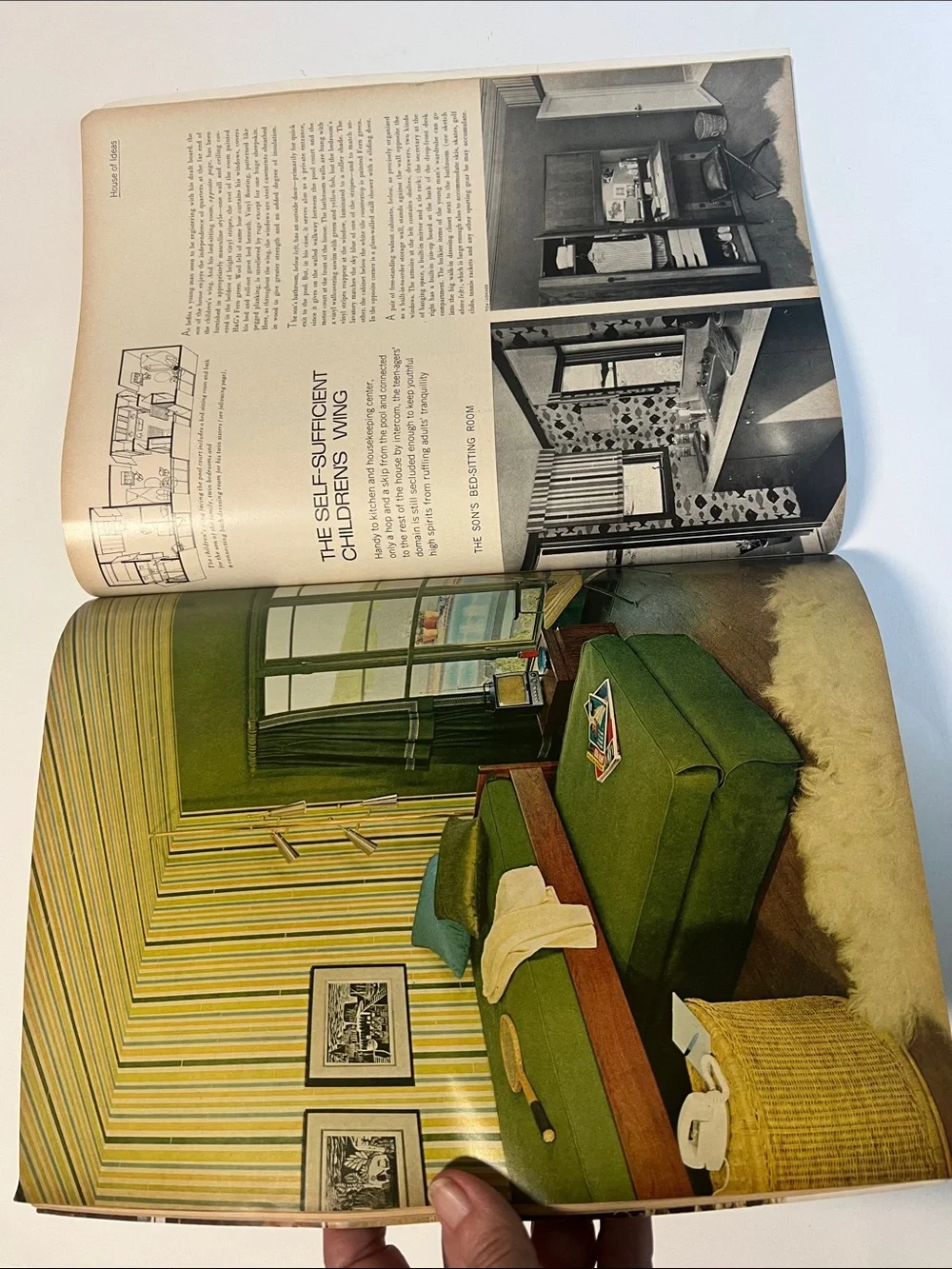 1964 Vintage House & Garden decorating magazine August 1964